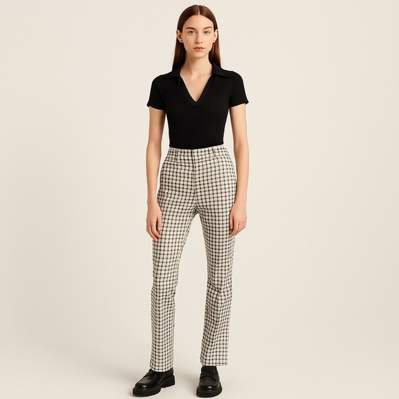 Urban Outfitters Plaid High-Rise Pants β NWT β Size 4 - Picture 1 of 5